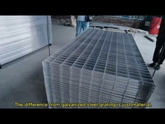 Plat à carreaux extérieur d'eaux usées de grille en acier argenté galvanisé