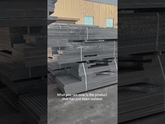 Grille de plancher en acier brillant de 3 mm avec barre transversale de 30 mm