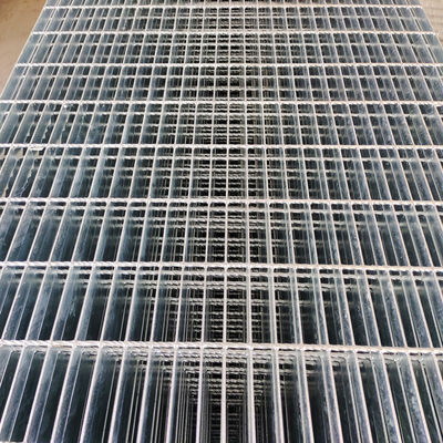 Serrated Bar 50*5 Stainless Steel Mesh Flooring , Welded Steel Bar Grate