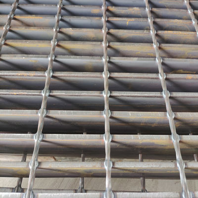Heavy Duty Steel Bar Grating 455-30-100 Shipbuilding Installation Step Plate