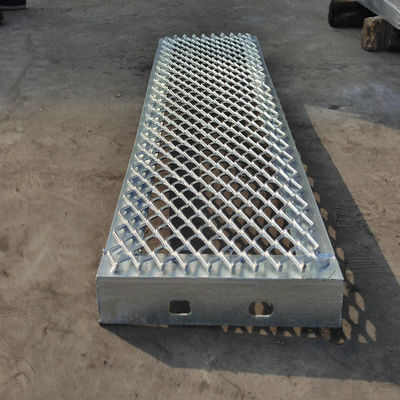 Grilles en barres d'aluminium anodisées pour revêtements de sol industriels
