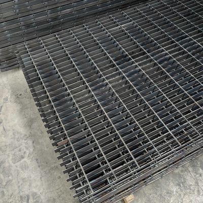 Grilles en acier plat à barre transversale de 3 mm pour l'industrie pétrolière et gazière