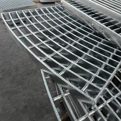 Grille à barres d'acier galvanisé à chaud avec soudage sous pression par machine