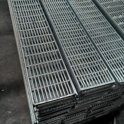 Grille en acier industriel moderne avec une épaisseur de barre transversale de 3 mm