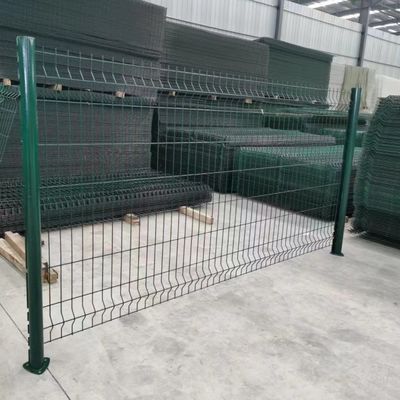 60x60mm Post Size PVC revêtue de fil de ferraille soudé pour une sécurité durable