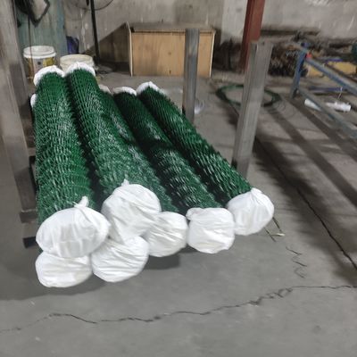 Clôture galvanisée à maillons de chaîne avec finition en poudre