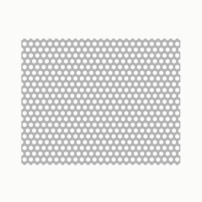 L'acier doux solides solubles 0.5mm perforés de trou rond plaquent galvanisé pour la plate-forme